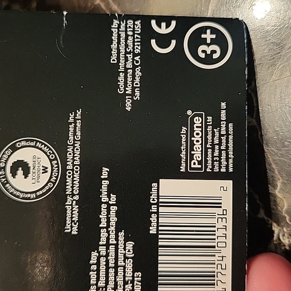 Pac Man Red Ghost Blinky 5" Plush Toy with Sound by Paladone - NWT - Picture 6 of 6